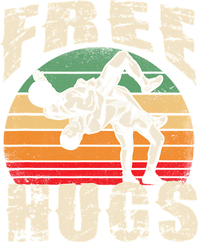 Wrestling Shirts  Funny Free Hugs Wrestling  Coach Women's Sweatshirt