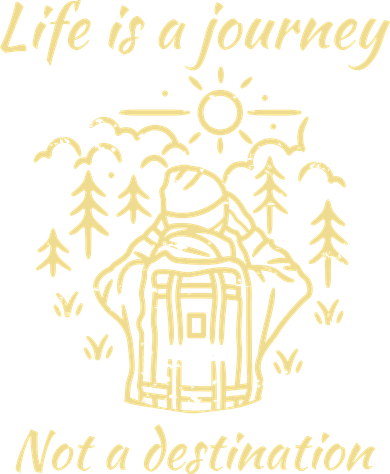 Wayward Son Life Is A Journey Hiking Camping Kids T-Shirt