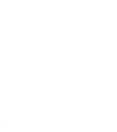 White Straight Republican Male 11oz C Handle Ceramic Mug