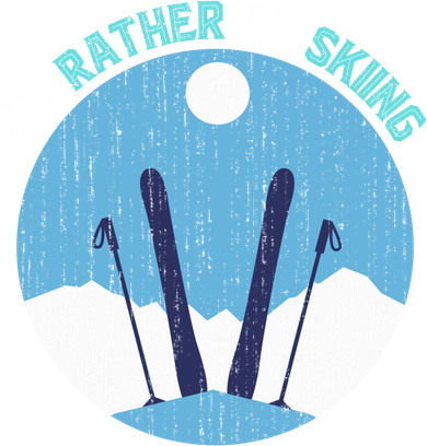 Winter Sport Skiing Lover Ski Instructor Funny Skier Ski Gift Coaster