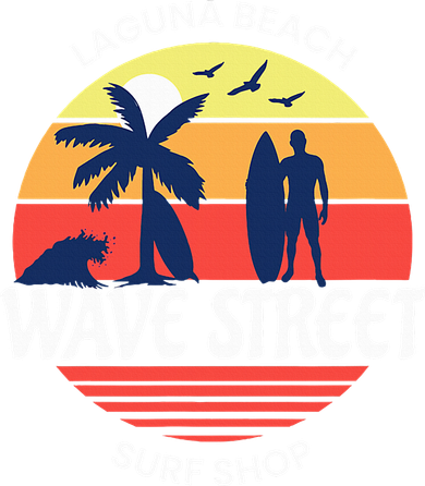 Wave Street Surf Shop Sunrise Logo  Tumbler