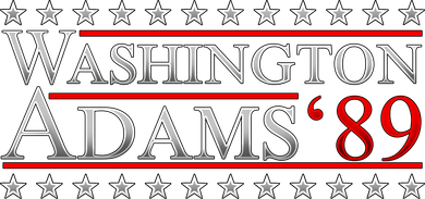 Washington Adams 89 Button