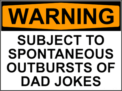 Warning Subject To Spontaneous Outbursts Of Dad Jokes Kids Sweatshirt