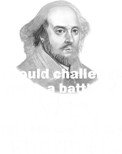 William Shakespeare Wits Quote Coffee Mug