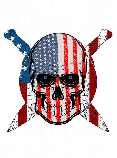 When Tyranny Becomes Law Rebellion Becomes Duty Patriotic Kids Sweatshirt