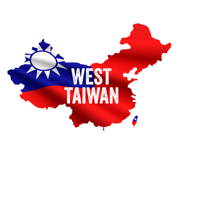 West Taiwan China Map Gift Women's Long Sleeve Shirt