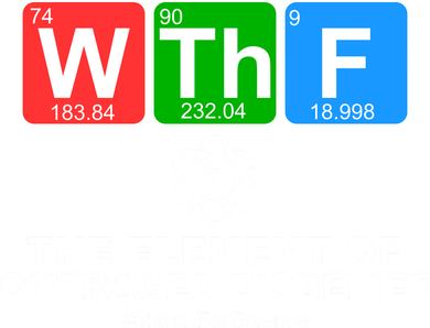 WTHF WTF The Element of Outraged Disbelief March For Science Kids Long Sleeve Shirt
