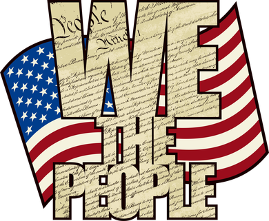 USA Flag: We The People Doggie Tank