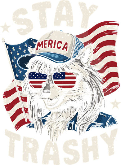 White Trash Party Attire Redneck Raccoon Stay Trashy Usa Toddler Hoodie