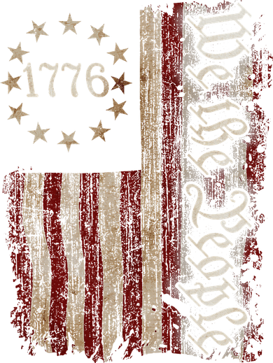 We The People American History 1776 Independence Day Vintage Golf Towel