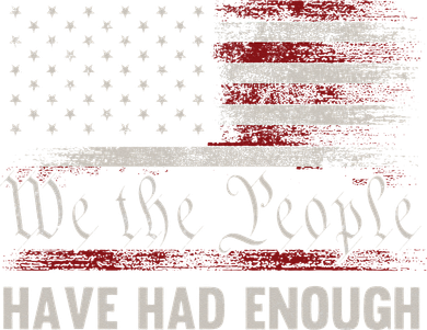 We The People Have Had Enough Vintage US America Flag Women's Sweatshirt