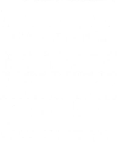 Merryjuana Weed Ugly Christmas Sweater Kids Hoodie