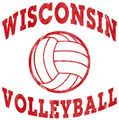 Wisconsin Volleyball Classic Style Vintage Distressed Meaningful Gift Women's T-Shirt
