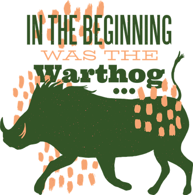 Warthog Ceramic Ornament