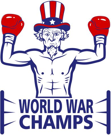 World War Champs Uncle Sam Ceramic Ornament