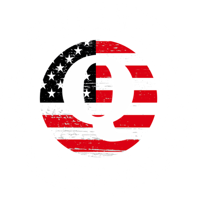 WWG1WGA Qanon Flag Emblem Women's Hoodie