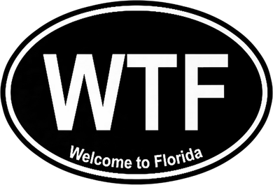 Wtf Welcome To Florida Women's V-Neck T-Shirt