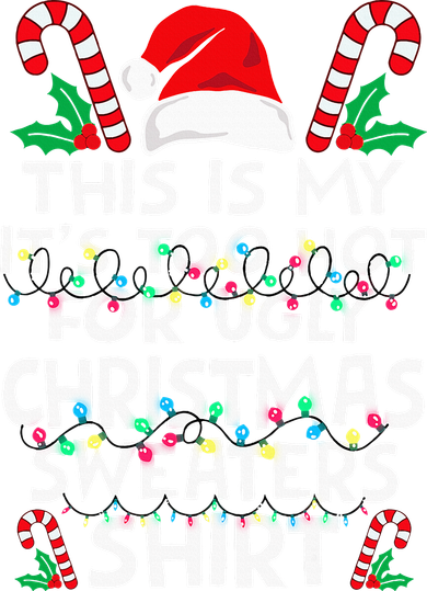 Xmas This Is My It's Too Hot For Ugly Christmas Sweaters Beanie