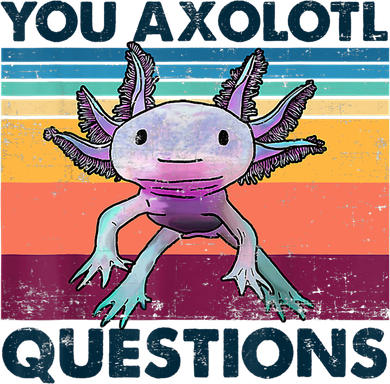 You Axolotl Questions Design Kids Men Women Funny Salamander Toddler Hoodie
