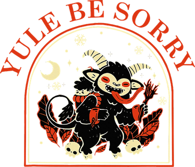 Yule Be Sorry Cute Krampus Dark Christmas Merry Krampus Beanie