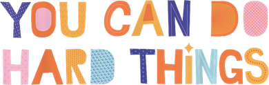 You Can Do Hard Things Cute Motivational Quote Teacher Women Golf Towel