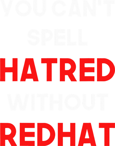 You CanT Spell Hatred Without Redhat Anti Trump Women's T-Shirt
