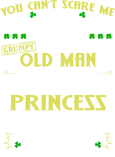You Can’t Scare Me I Have A Crazy Grandpa Gift Kids T-Shirt
