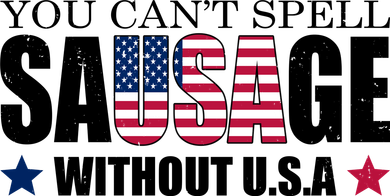 You Can't Spell Sausage Without USA Funny Women's Tank Top