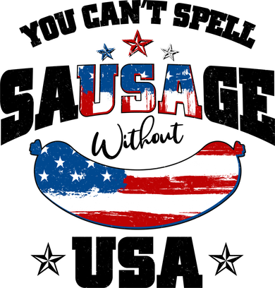 Funny You Can't Spell Sausage Without USA Women's Tank Top
