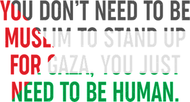 Stand Up For Gaza, Free Palestine Button