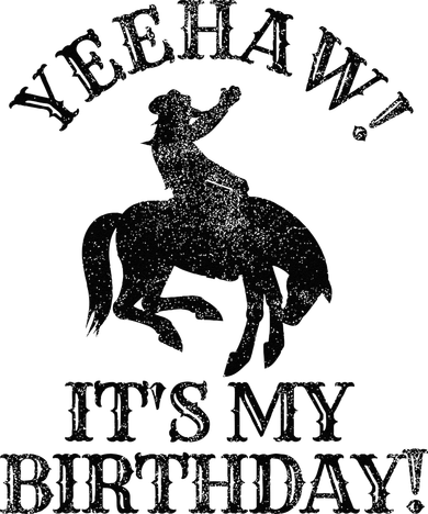 Yeehaw Its My Birthday Cowboy Western Rodeo Party Women's Hoodie