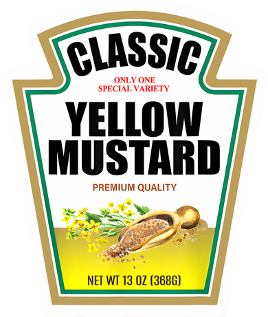 Yellow Mustard Condiment Group Halloween Costume Coaster