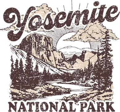 Yosemite National Park California Half Dome T-Shirt