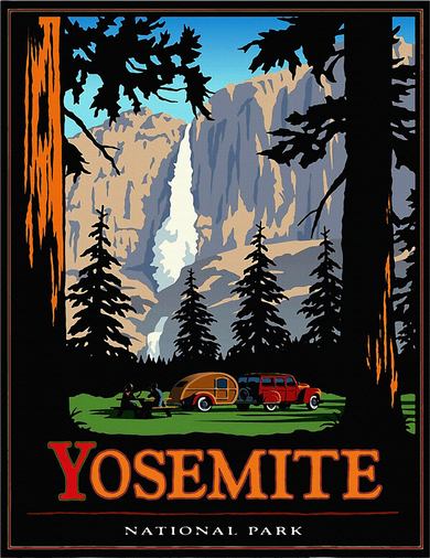 Yosemite Vintage National Park Transport Backpack