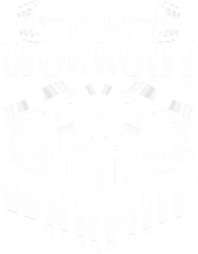 Your Workout Is My Warm Up Cardio Exercise Weight Fitness Button