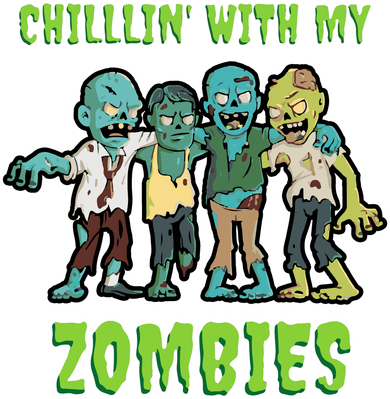 Chillin With My Zombies Backpack