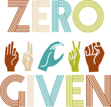 Zero Given Sign Language Coaster