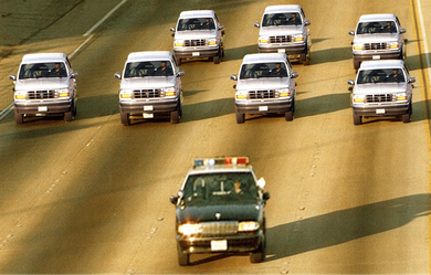Oj Simpson Car Chase Baby Bodysuit