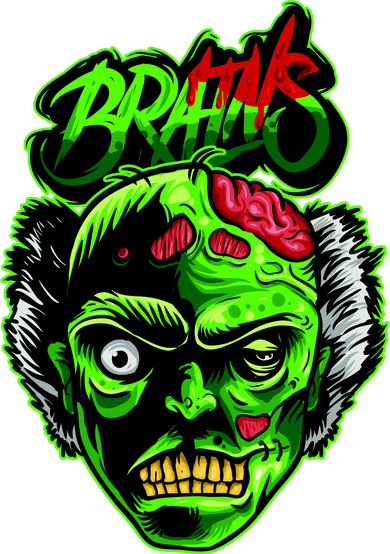 Halloween Zombie Brains Women's Dry Zone Grid Polo
