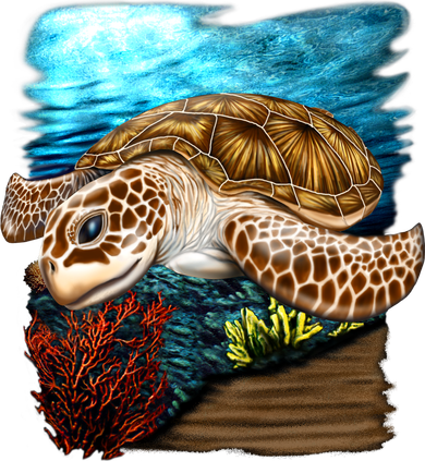 Sea Turtle Ocean Kids T-Shirt