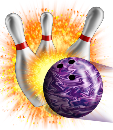 Explosive Spare Hit Bowling Women's T-Shirt