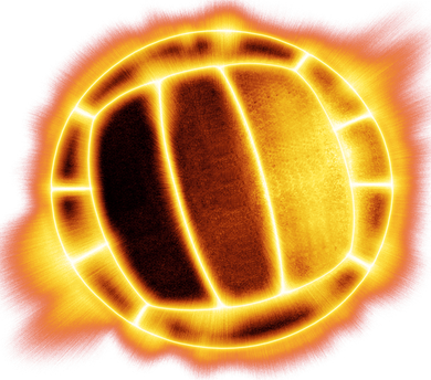 Volleyball Fire Glow Bucket Hat