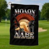 ΜΟΛΩΝ ΛΑΒΕ Come And Take It Golf Towel thumb 1