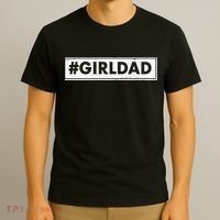 # Girl Dad Distressed Banner T-Shirt thumb 3