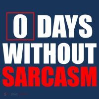 0 Days Without Sarcasm Tank Top thumb 6