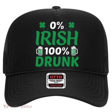 0 Irish 100 Percent Drunk Funny St Pattys Day Hat