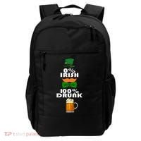 0 Percent Irish 100 Percent Drunk Irish Hipster Backpack thumb 0