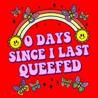 0 Days Since I Last Queefed Rainbow Funny Santa Hat thumb 1