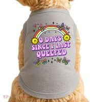 0 Days Since I Last Queefed Rainbow Funny Doggie Tank thumb 0