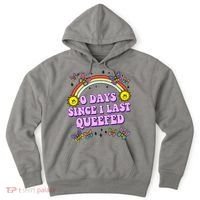 0 Days Since I Last Queefed Rainbow Funny Hoodie thumb 0